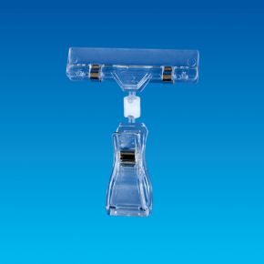 Flexoclip Transpa/Metaal - Grote+80mm Brede klem