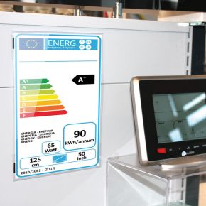 Insteekhoes A3 Pet met magneetstrips - Staand