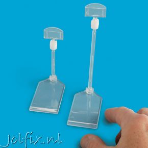 Jolfix Flexoclip 27mm kaarthouder op voet 291-S10 en 291-S5