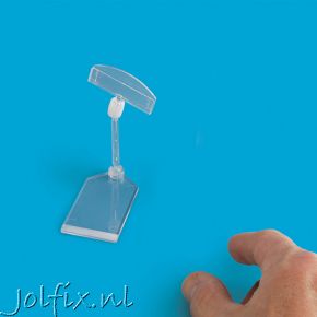 Jolfix Flexoclip 50mm kaarthouder op 5cm voet 291-B5