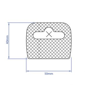 Eurofix hangtab - lijmformaat 50×40mm - rol/2.000