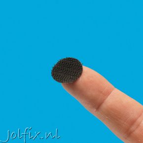 Klittenband kleefrondjes 19 mm - 1100st HAAK zwart