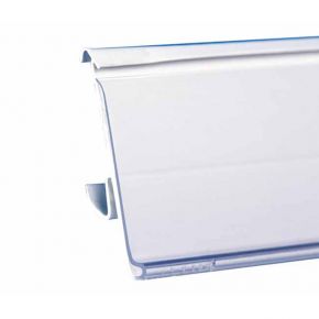 Prijsrails Tegometall® - 40×988mm - Transparant