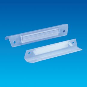 Couponhouder wit 118mm + Gripper - Capaciteit 8mm
