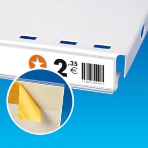 Scanrails Extrusie + Tape - 30×1000mm - Transparant