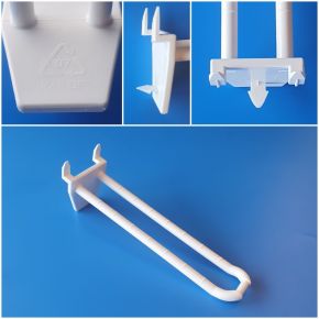 Kartonhaak dubbel rond ribbel - capaciteit 100mm lang 115mm